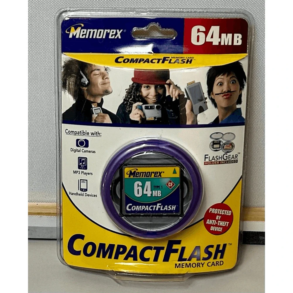 Memorex 64 MB CompactFlash Memory Card - NEW
